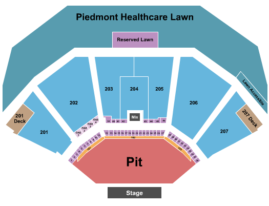 Lakewood Amphitheatre Pierce The Veil Seating Chart